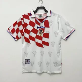 1998 Retro Croacia Selección Nacional Local Camiseta de Fútbol 1:1 Calidad Tailandesa