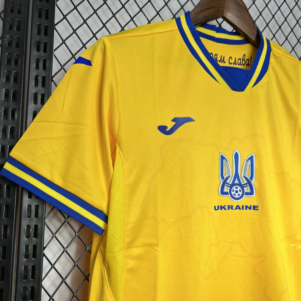 2024-2025 Ukraine National Team Home Football Jersey