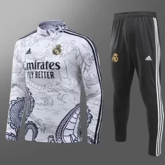 2023/2024 Real Madrid Edición Especial Chándal Entrenamiento Medio Tirante Blanco Set
