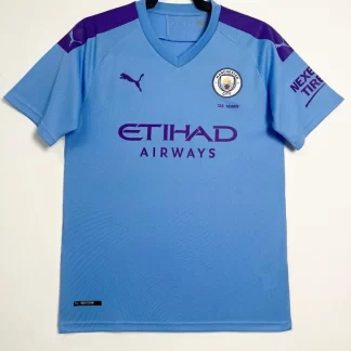2019-2020 Retro Manchester City Camiseta Local Calidad Tailandesa
