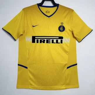 2002/2003 Retro Inter Milan Tercera Camiseta Visitante Calidad Tailandesa
