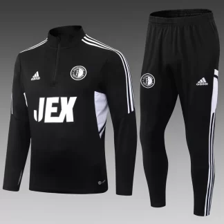 Chándal de Entrenamiento Feyenoord Rotterdam Negro 2022/2023 Calidad Thai Set