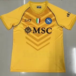 2023/2024 Napoli Portero Amarillo Camiseta de Fútbol Calidad Tailandesa