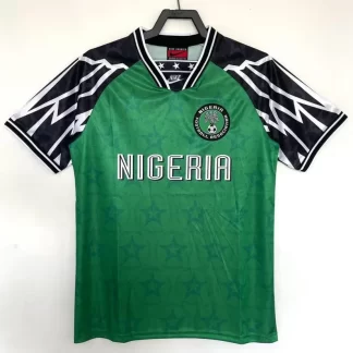 Camiseta de Fútbol Retro Local Selección de Nigeria 1994-1995 Calidad Tailandesa