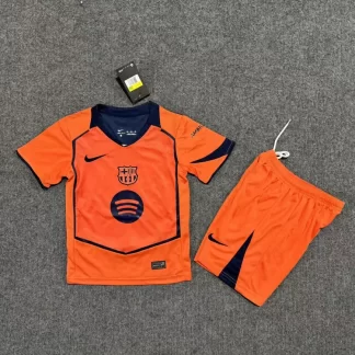 2025/2026 Camiseta de Fútbol Tercera Equipación Visitante Barcelona Talla Infantil Calidad Tailandesa