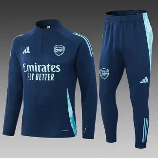 Conjunto de Entrenamiento Semivuelo Arsenal Azul Real 2024/2025 Calidad Thai