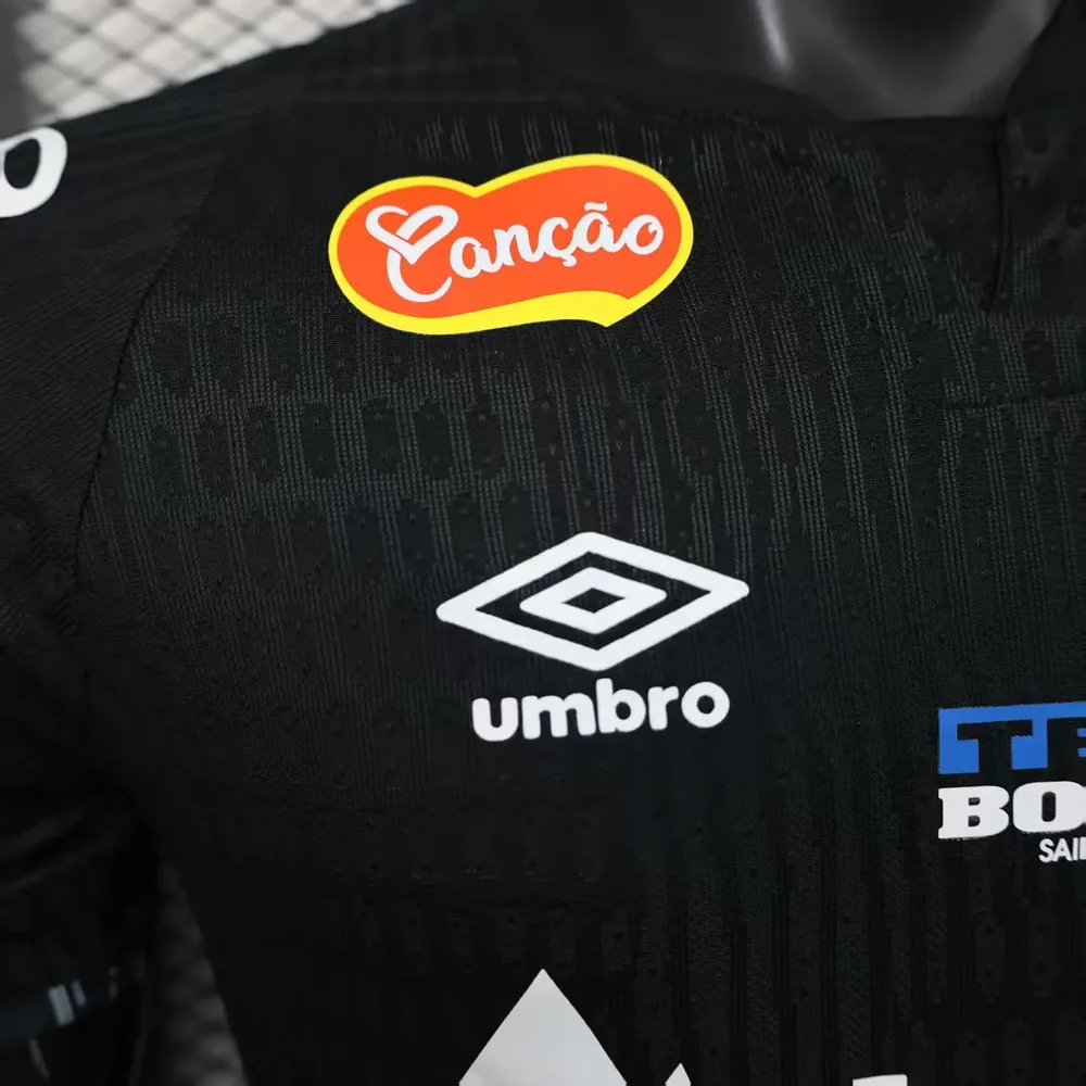 2025/2026 Versión Jugador Camiseta de Fútbol Edición Especial Santos Negro 01 Calidad Thai