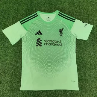2025/2026 Camiseta de Fútbol Portero Verde Liverpool Calidad Tailandesa