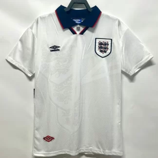 Camiseta de Fútbol Retro Local Inglaterra 1994-1995 Calidad Tailandesa