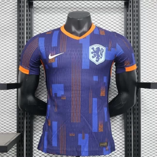 Camiseta de Fútbol 2024 Versión Jugador Países Bajos Nacional Visitante AAA calidad fan
