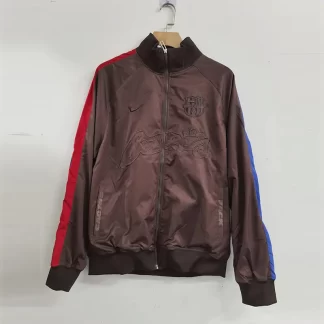 2025/2026 Barcelona Colaboración Chaqueta Cortavientos Camiseta de Fútbol Calidad Tailandesa