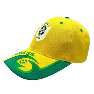 Gorra de fútbol de aficionado de Brasil CBF