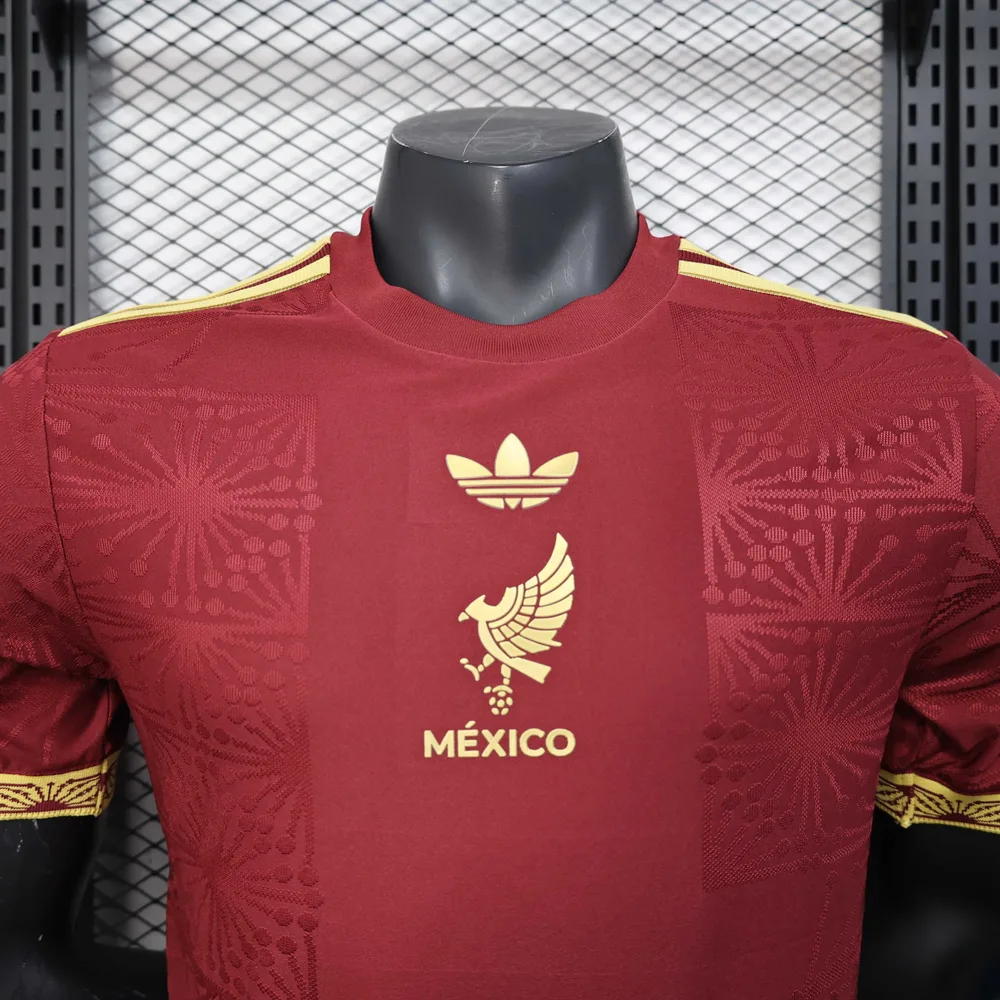 2025/2026 Versión Jugador México Nacional Edición Especial Roja Camiseta de Fútbol Calidad Tailandesa