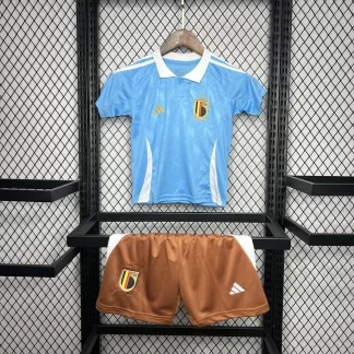2024 Belgium National Team Away Football Shirt AAA fan-grade Kids Size