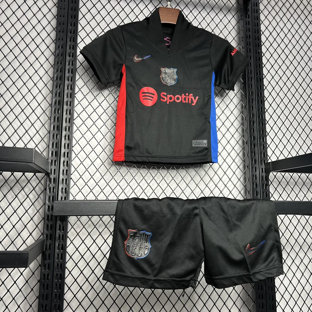 Camiseta de Fútbol Visitante 2024/2025 Barcelona Talla Infantil Calidad Thai