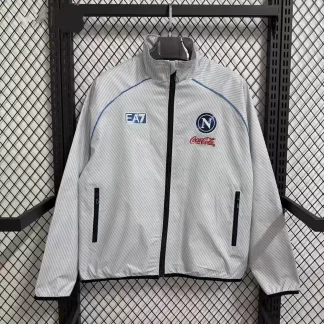 2025/2026 Napoli Cortavientos gris Camiseta de fútbol 1:1 Calidad tailandesa