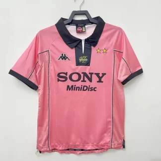 Camiseta de fútbol visitante retro de la Juventus 1997/1998 calidad tailandesa