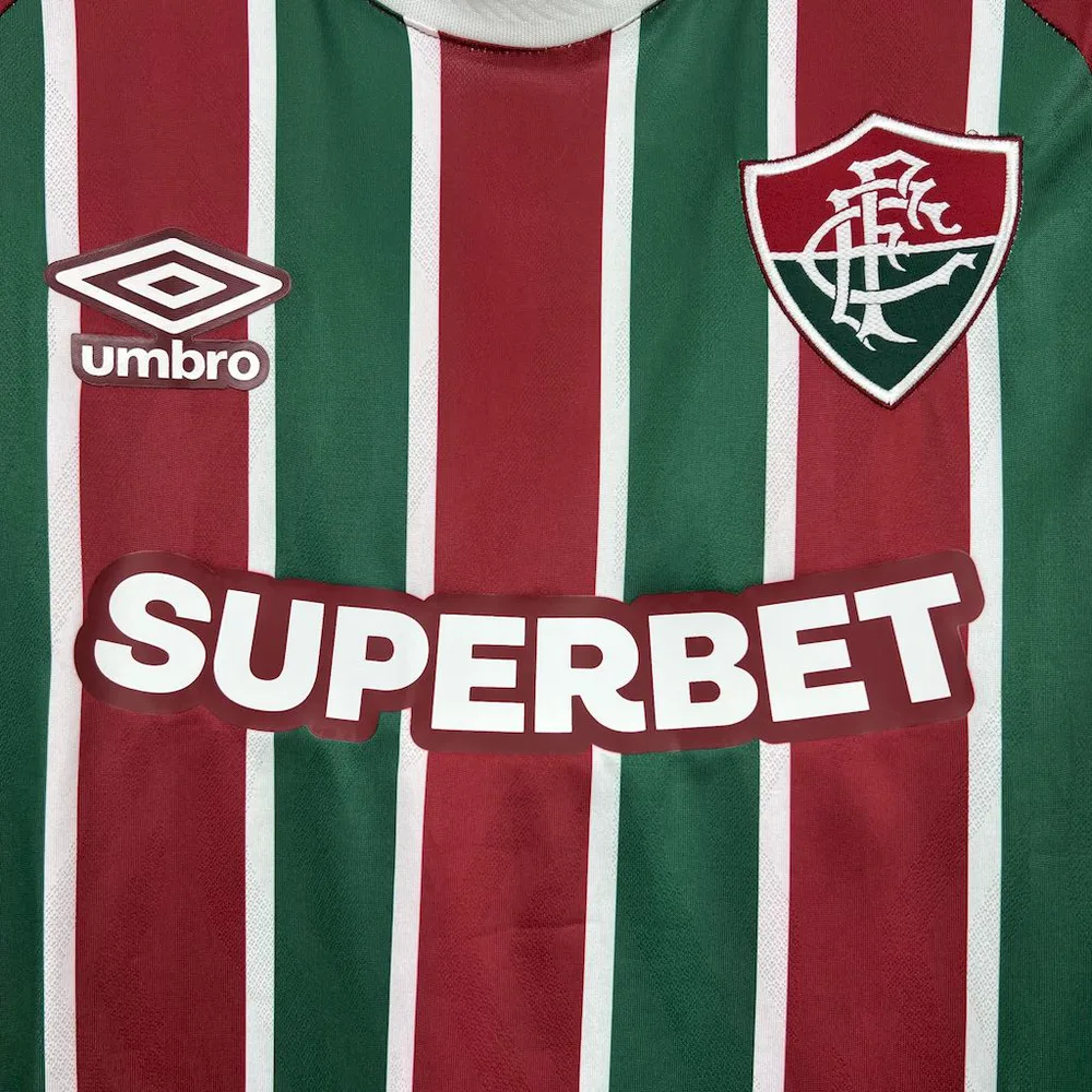2025/2026 Manga Larga Fluminense Local Camiseta de Fútbol Calidad Tailandesa