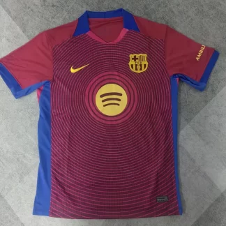 Camiseta de Fútbol Barcelona 2025/2026 Edición Especial Roja y Azul Calidad Tailandesa