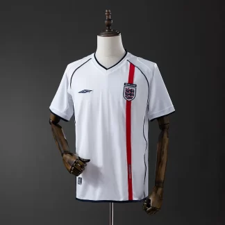Camiseta de Fútbol Retro Inglaterra Local 2002 AAA calidad aficionado