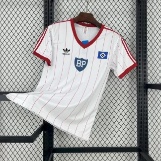 Camiseta de Fútbol Retro Local Hamburger SV 1983-1984 Calidad Tailandesa