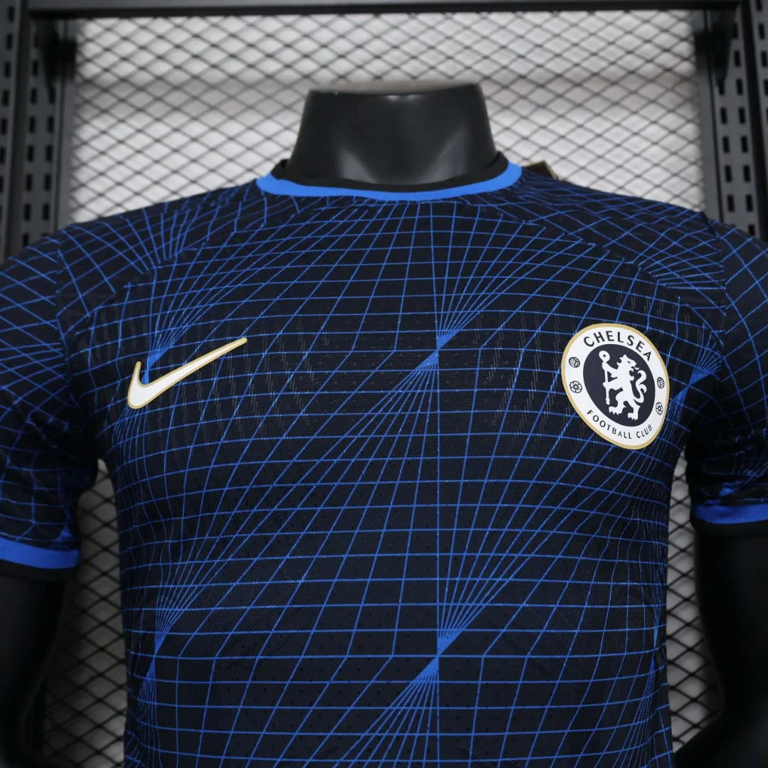 Camiseta de Fútbol Visitante Chelsea Versión Jugador 2023/2024 Calidad Tailandesa