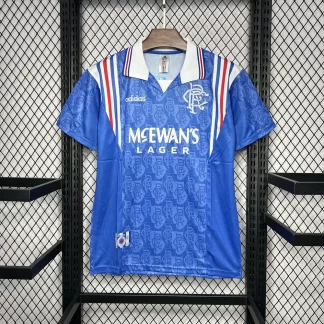Camiseta de Fútbol Retro Local Rangers 1996/1997 Calidad Thai