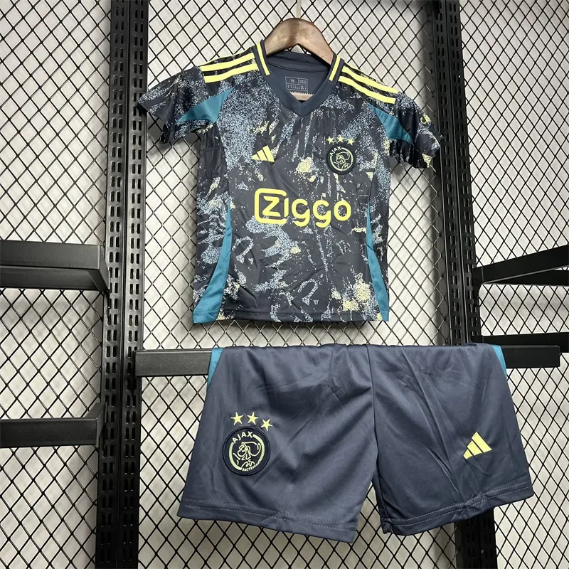 2024/2025 Ajax Visitante Camiseta de Fútbol Calidad Tailandesa Talla Infantil
