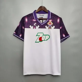1992/1993 Camiseta de Fútbol Retro Visitante Fiorentina Calidad Tailandesa