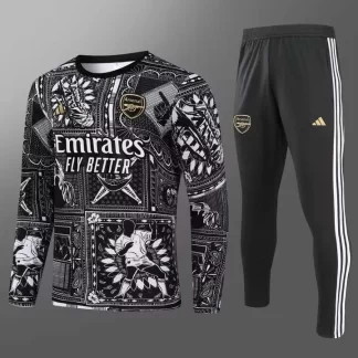 Conjunto de Camiseta de Fútbol 2023 Arsenal Ropa de Entrenamiento Negro Calidad Tailandesa