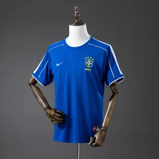 Camiseta Retro 1998 Brasil Visitante Fútbol AAA calidad fan