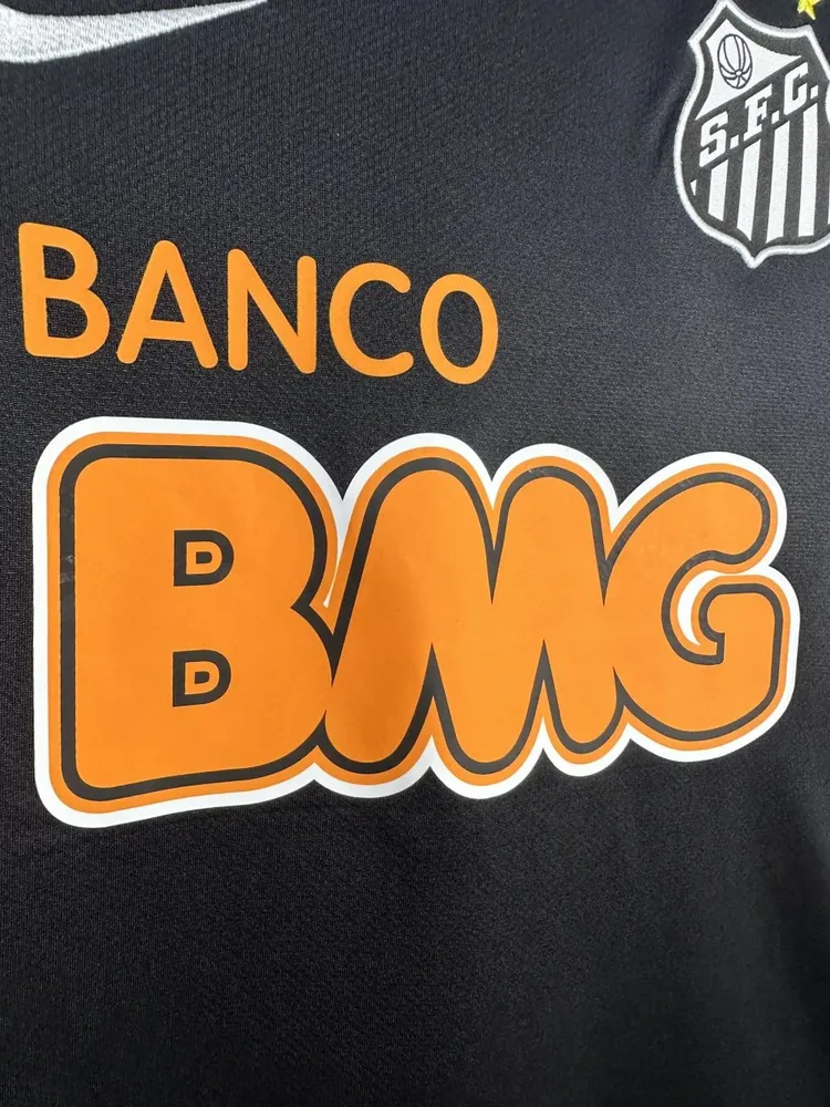 2012/2013 Camiseta de Fútbol Retro Visitante Santos de Manga Larga 1:1 Calidad Tailandesa