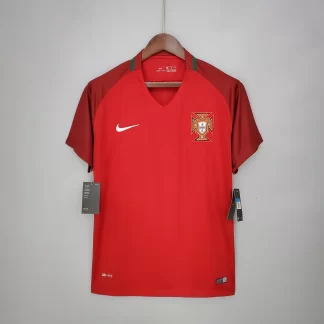 Camiseta de Fútbol Retro Portugal Local 2016 1:1 Calidad Tailandesa