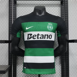 2024/2025 Versión Jugador Camiseta de Fútbol Local Sporting de Lisboa Calidad Tailandesa