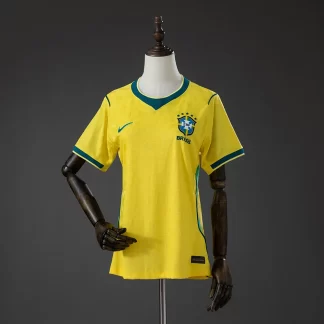 Camiseta de local de Brasil 2026 para mujer, versión jugador