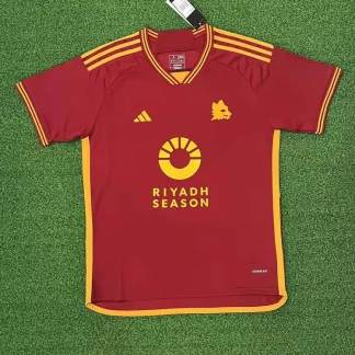 2023/2024 Roma Home Sponsor Edition Soccer Jersey AAA fan-grade