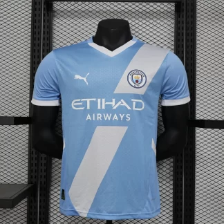 2024/2025 Versión Jugador Manchester City Camiseta de Fútbol Local Calidad Tailandesa