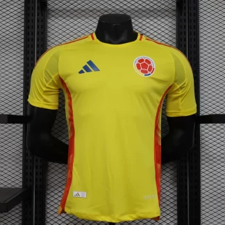 Camiseta de fútbol local jugador Colombia 2024 AAA calidad fan