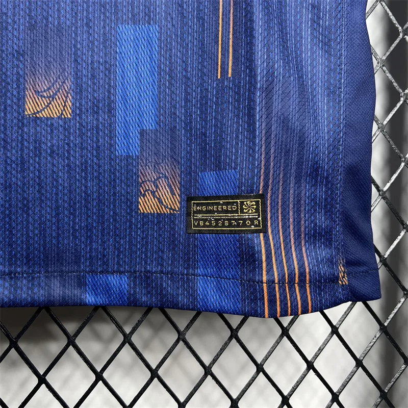Camiseta de Fútbol Visitante Selección Nacional Países Bajos 2024-2025 Calidad Tailandesa