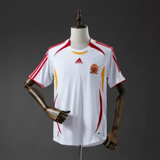 2006 Retro España Visitante Camiseta de Fútbol AAA calidad aficionado
