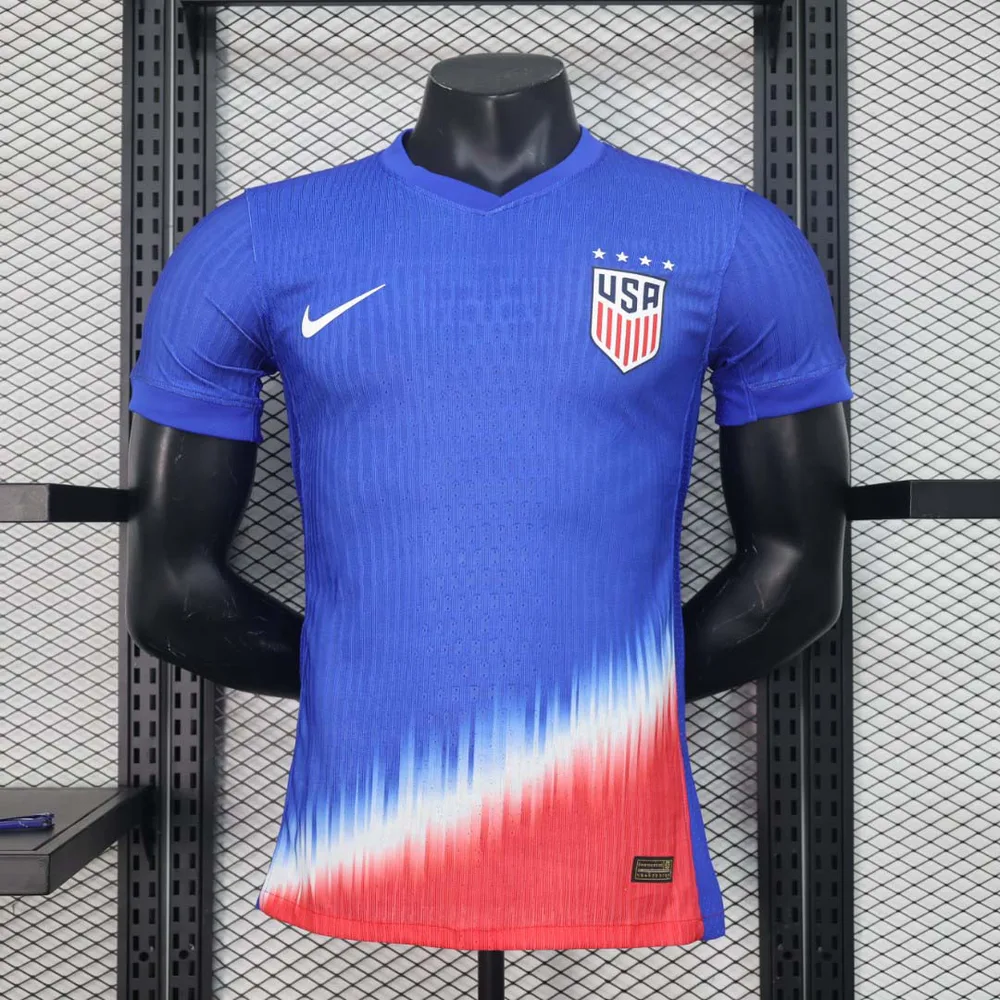 Camiseta de Fútbol 2024 Versión Jugador Estados Unidos Nacional Visitante AAA calidad fan
