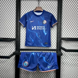 Camiseta de Fútbol Chelsea Local 2024/2025 Calidad Tailandesa Talla Infantil