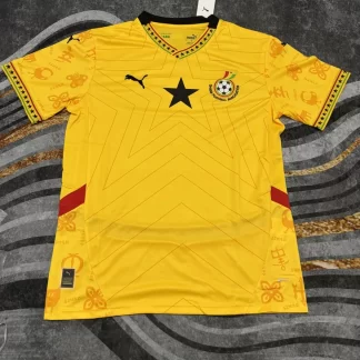 2025/2026 Ghana Selección Nacional Suplente Camiseta de Fútbol Calidad Thai