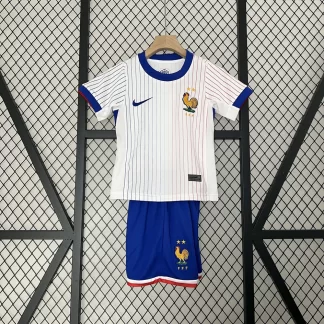 2024-2025 Francia Visitante Camiseta Fútbol Calidad Thai Talla Infantil