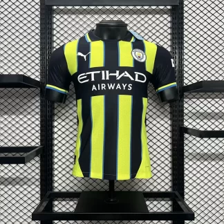 Camiseta de Fútbol Versión Jugador Visitante Manchester City 2024/2025 Calidad Thai