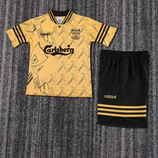 Camiseta de Fútbol Retro Tercera Equipación Visitante Liverpool 1994-1996 Talla Infantil Calidad Tailandesa