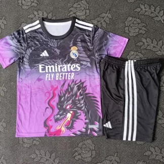 2025/2026 Real Madrid Edición Especial Púrpura Camiseta Calidad Tailandesa Talla Infantil