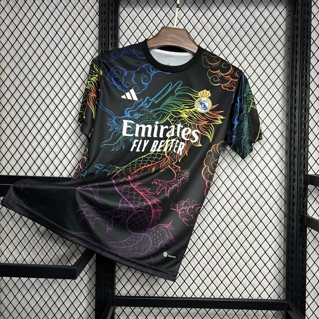 Camiseta Edición Especial Real Madrid Cailong Negra 2024/2025