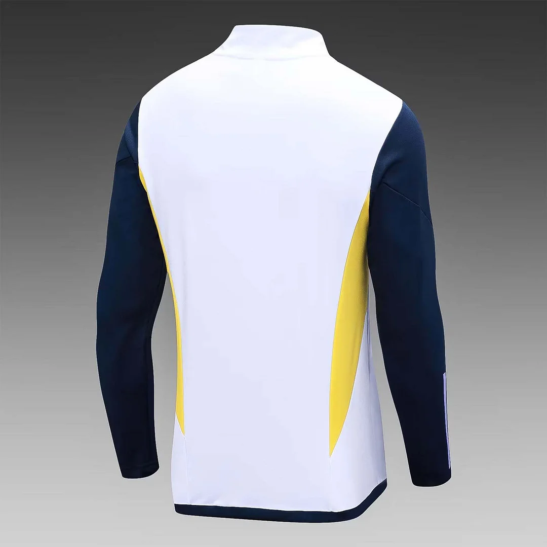 Chándal de Entrenamiento Semi-ajustado Blanco de Real Madrid 2023/2024 Camiseta de Fútbol Calidad Tailandesa