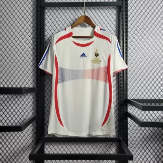 2006 Retro Francia Camiseta de Fútbol Visitante